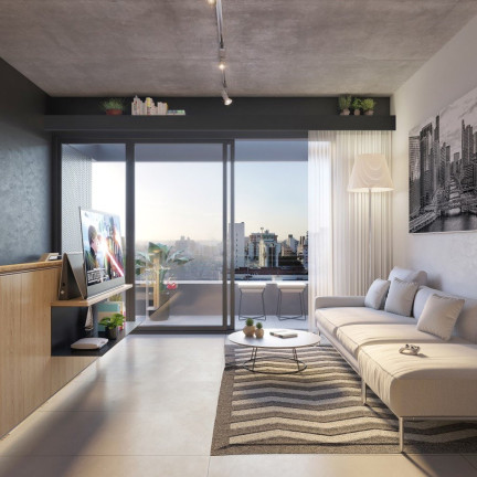 Imagem Cobertura com 1 Quarto à Venda, 75 m² em Menino Deus - Porto Alegre