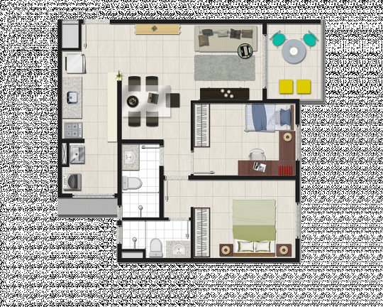 Imagem Apartamento com 2 Quartos à Venda, 62 m² em Brás - São Paulo