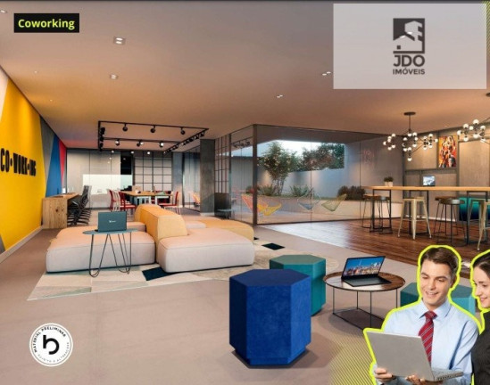 Imagem Cobertura com 1 Quarto à Venda, 30 m² em Portão - Curitiba Imagem Cobertura com 1 Quarto à Venda, 30 m² em Portão - Curitiba