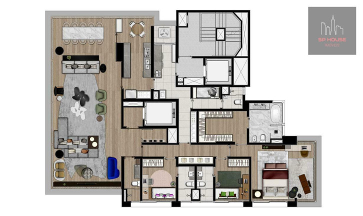 Imagem Apartamento com 4 Quartos à Venda, 225 m² em Vila Olímpia - São Paulo Imagem Apartamento com 4 Quartos à Venda, 225 m² em Vila Olímpia - São Paulo