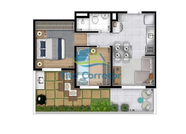 Imagem Apartamento com 1 Quarto à Venda, 26 m² em Campos Elíseos - São Paulo