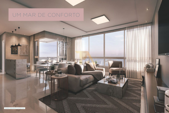 Imagem Apartamento com 3 Quartos à Venda, em Paes Leme - Imbituba Imagem Apartamento com 3 Quartos à Venda, em Paes Leme - Imbituba