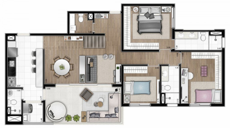 Imagem Cobertura com 3 Quartos à Venda, 224 m² em Perdizes - São Paulo