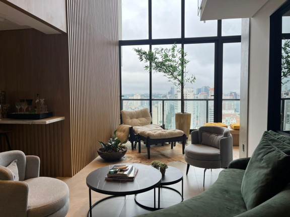 Imagem Cobertura com 3 Quartos para Alugar, 215 m² em Vila Olímpia - São Paulo