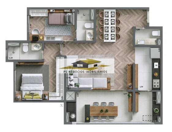 Imagem Apartamento com 2 Quartos à Venda, 58 m² em Chácara Santo Antônio (zona Sul) - São Paulo Imagem Apartamento com 2 Quartos à Venda, 58 m² em Chácara Santo Antônio (zona Sul) - São Paulo