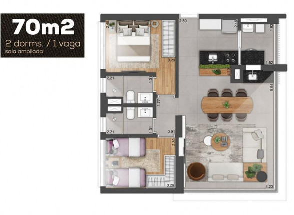 Imagem Apartamento com 1 Quarto à Venda, 70 m² em Perdizes - São Paulo Imagem Apartamento com 1 Quarto à Venda, 70 m² em Perdizes - São Paulo