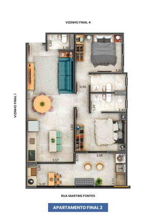 Imagem Apartamento com 2 Quartos à Venda, 73 m² em Itaguá - Ubatuba Imagem Apartamento com 2 Quartos à Venda, 73 m² em Itaguá - Ubatuba