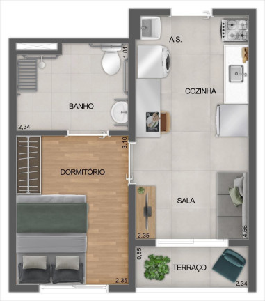 Imagem Apartamento com 1 Quarto à Venda, 27 m² em Saúde - São Paulo Imagem Apartamento com 1 Quarto à Venda, 27 m² em Saúde - São Paulo