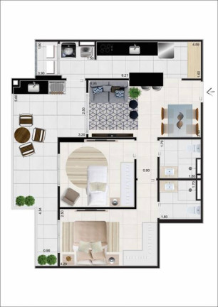 Imagem Apartamento com 2 Quartos à Venda, 77 m² em Caiçara - Praia Grande Imagem Apartamento com 2 Quartos à Venda, 77 m² em Caiçara - Praia Grande