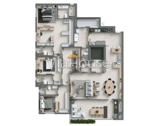 Imagem Apartamento com 3 Quartos à Venda, 151 m² em Jardim Olhos Dagua - Ribeirão Preto
