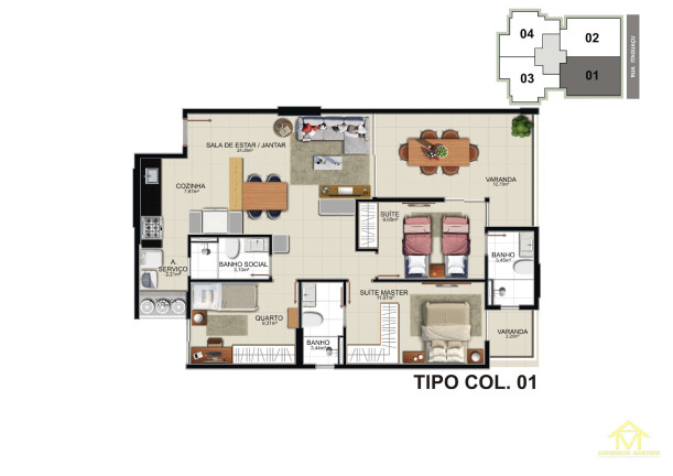 Imagem Apartamento com 3 Quartos à Venda, 89 m² em Praia De Itaparica - Vila Velha Imagem Apartamento com 3 Quartos à Venda, 89 m² em Praia De Itaparica - Vila Velha