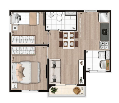 Imagem Apartamento com 2 Quartos à Venda, 37 m² em Ipiranga - São Paulo Imagem Apartamento com 2 Quartos à Venda, 37 m² em Ipiranga - São Paulo