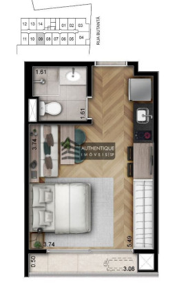 Imagem Imóvel com 1 Quarto à Venda, 25 m² em Pinheiros - São Paulo Imagem Imóvel com 1 Quarto à Venda, 25 m² em Pinheiros - São Paulo