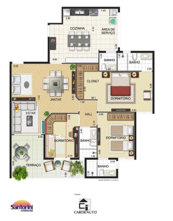 Imagem Apartamento com 3 Quartos à Venda, 130 m² em Barcelona - São Caetano Do Sul Imagem Apartamento com 3 Quartos à Venda, 130 m² em Barcelona - São Caetano Do Sul
