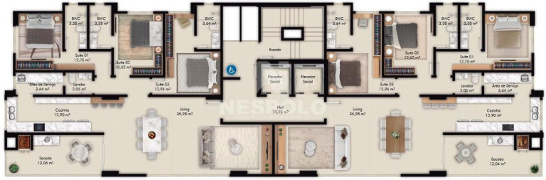 Imagem Apartamento à Venda, 135 m² em Castelo Branco - Itapema Imagem Apartamento à Venda, 135 m² em Castelo Branco - Itapema
