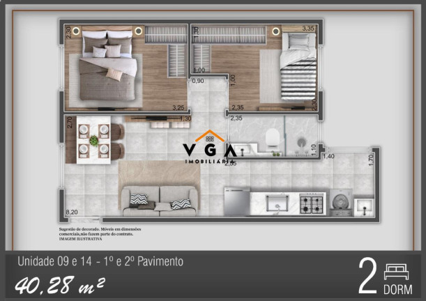 Imagem Apartamento com 2 Quartos à Venda, 40 m² em Artur Alvim - São Paulo
