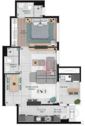 Imagem Apartamento com 1 Quarto à Venda, 71 m² em Jardim Lindóia - Porto Alegre Imagem Apartamento com 1 Quarto à Venda, 71 m² em Jardim Lindóia - Porto Alegre
