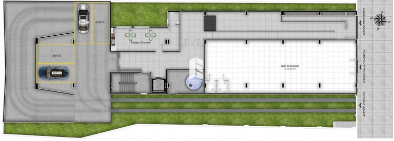 Imagem Sala Comercial à Venda, 168 m² em Nossa Senhora Do Rosário - Santa Maria