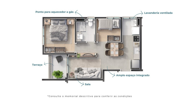 Imagem Imóvel com 2 Quartos à Venda, 43 m² em Mooca - São Paulo