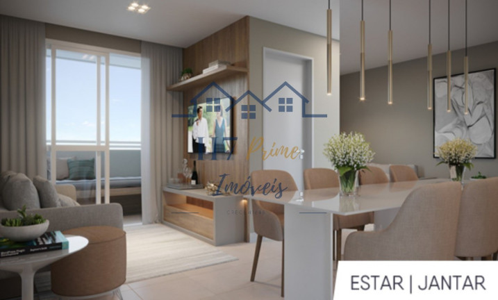 Apartamento com 2 Quartos à Venda, 52 m² em Jardim Buriti - Várzea Paulista
