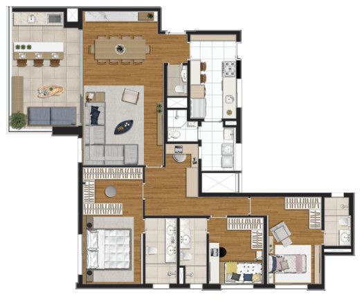 Imagem Apartamento com 4 Quartos à Venda, 179 m² em Mooca - São Paulo Imagem Apartamento com 4 Quartos à Venda, 179 m² em Mooca - São Paulo