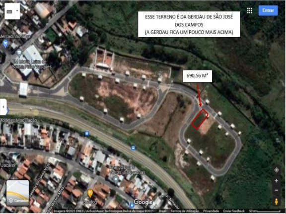 Imagem Terreno à Venda, 690 m² em Rio Comprido - Jacareí Imagem Terreno à Venda, 690 m² em Rio Comprido - Jacareí