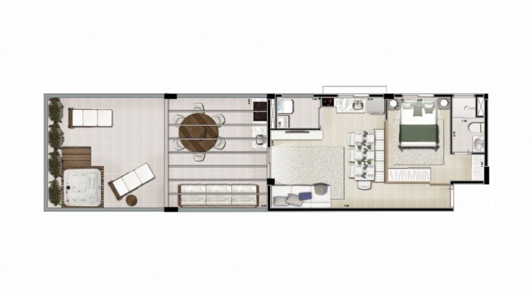 Imagem Cobertura com 1 Quarto à Venda, 74 m² em Aclimação - São Paulo Imagem Cobertura com 1 Quarto à Venda, 74 m² em Aclimação - São Paulo