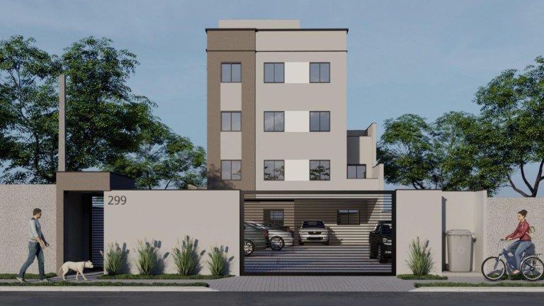 Imagem Apartamento com 2 Quartos à Venda, 47 m² em Cidade Jardim - São José Dos Pinhais