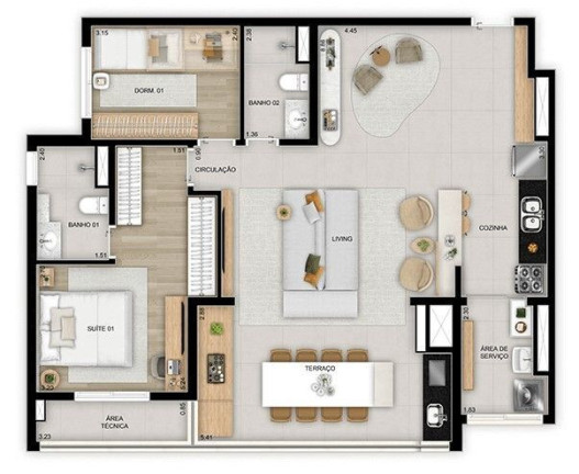 Imagem Apartamento com 3 Quartos à Venda, 114 m² em Vila Ema - São Paulo Imagem Apartamento com 3 Quartos à Venda, 114 m² em Vila Ema - São Paulo