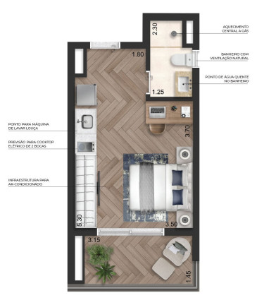 Imagem Apartamento com 1 Quarto à Venda, 58 m² em Perdizes - São Paulo Imagem Apartamento com 1 Quarto à Venda, 58 m² em Perdizes - São Paulo