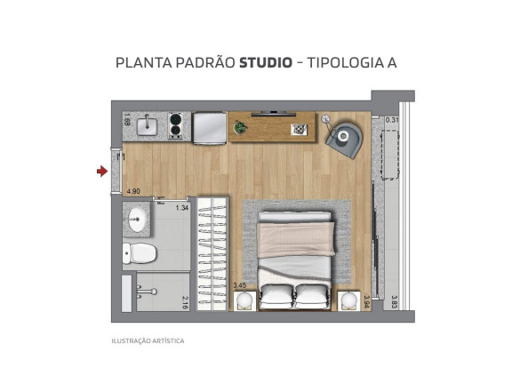 Imagem Apartamento com 2 Quartos à Venda, 41 m² em Alto Da Boa Vista - São Paulo
