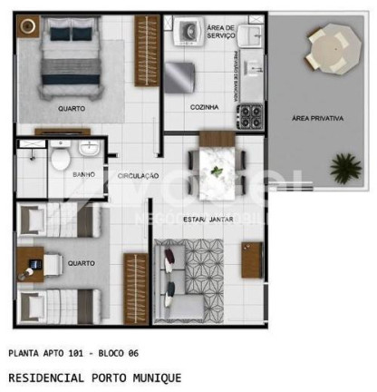 Imagem Apartamento com 2 Quartos à Venda, 40 m² em Santos Dumont - Sao Leopoldo Imagem Apartamento com 2 Quartos à Venda, 40 m² em Santos Dumont - Sao Leopoldo