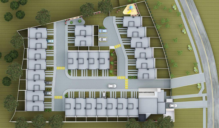 Imagem Casa com 3 Quartos à Venda, 104 m² em Santa Cândida - Curitiba Imagem Casa com 3 Quartos à Venda, 104 m² em Santa Cândida - Curitiba