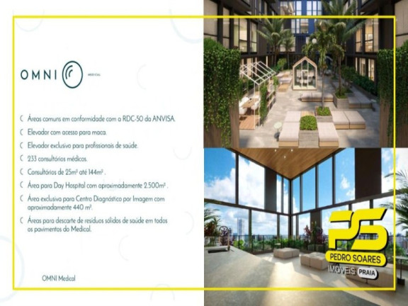 Imagem Imóvel com 1 Quarto à Venda, 68 m² em Manaíra - João Pessoa