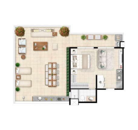 Imagem Apartamento com 1 Quarto à Venda, 33 m² em Alto Da Boa Vista - São Paulo