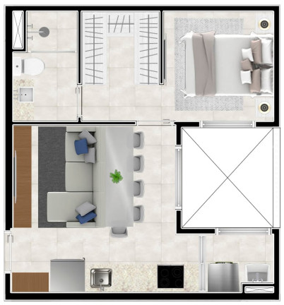Imagem Apartamento com 1 Quarto à Venda, 27 m² em Vila Sônia - São Paulo Imagem Apartamento com 1 Quarto à Venda, 27 m² em Vila Sônia - São Paulo