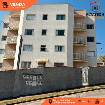 Imóvel com 2 Quartos à Venda, 52 m² em Jardim Bandeirantes - Poços De Caldas