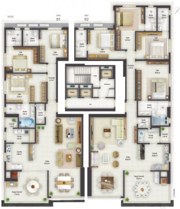 Imagem Apartamento com 3 Quartos à Venda, 19.030 m² em Itapema - Itapema