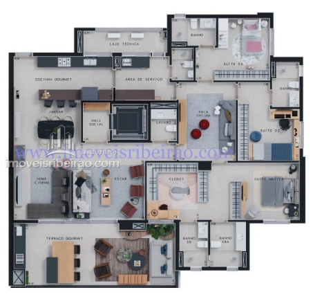 Imagem Apartamento com 4 Quartos à Venda, 227 m² em Bonfim Paulista - Ribeirão Preto Imagem Apartamento com 4 Quartos à Venda, 227 m² em Bonfim Paulista - Ribeirão Preto