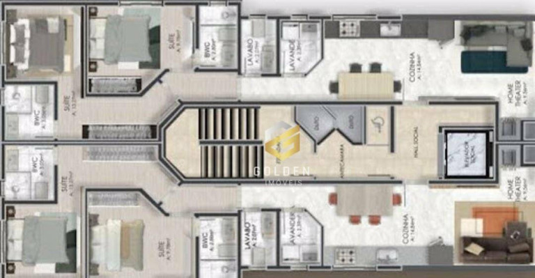 Imagem Apartamento com 2 Quartos à Venda, 70 m² em Meia Praia - Itapema Imagem Apartamento com 2 Quartos à Venda, 70 m² em Meia Praia - Itapema