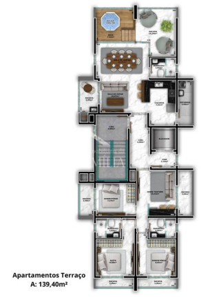 Imagem Apartamento com 2 Quartos à Venda, 65 m² em Saguaçu - Joinville