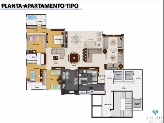 Imagem Apartamento com 4 Quartos à Venda, 259 m² em Vila Da Serra - Nova Lima Imagem Apartamento com 4 Quartos à Venda, 259 m² em Vila Da Serra - Nova Lima