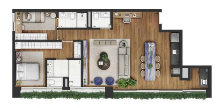Imagem Imóvel com 2 Quartos à Venda, 105 m² em Campo Belo - São Paulo Imagem Imóvel com 2 Quartos à Venda, 105 m² em Campo Belo - São Paulo