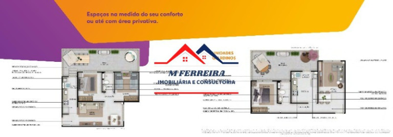 Imagem Apartamento com 1 Quarto à Venda, 44 m² em Pompéia - Piracicaba