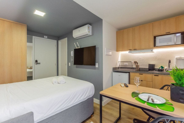 Imagem Apartamento com 1 Quarto para Alugar, 17 m² em Prado Velho - Curitiba Imagem Apartamento com 1 Quarto para Alugar, 17 m² em Prado Velho - Curitiba