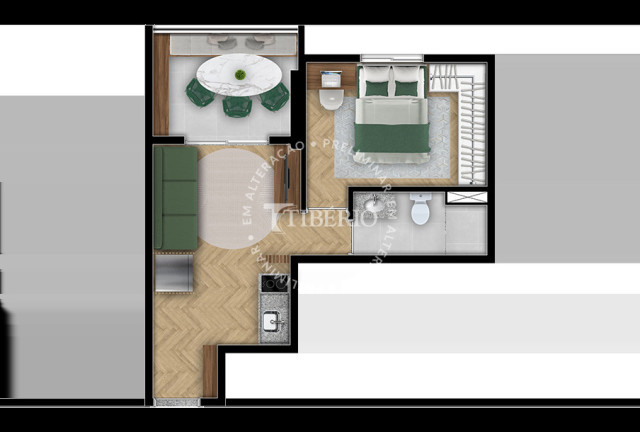 Imagem Imóvel com 1 Quarto à Venda, 24 m² em Mooca - São Paulo