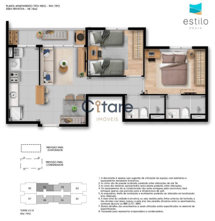 Imagem Apartamento com 2 Quartos à Venda,  em Praia Do Futuro - Fortaleza