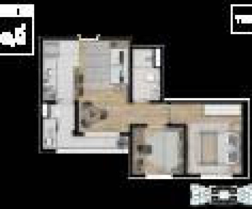 Imagem Apartamento com 2 Quartos à Venda,  em Jardim Planalto - Carapicuíba
