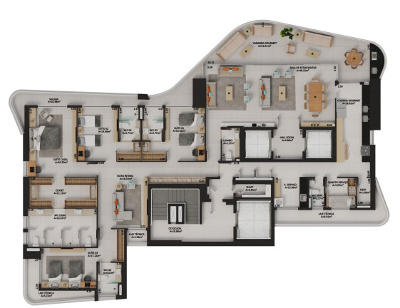 Imagem Apartamento com 4 Quartos à Venda, 311 m² em Aldeota - Fortaleza