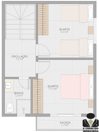 Imagem Casa com 1 Quarto à Venda, 74 m² em Masterville - Sarzedo